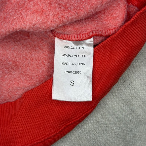 Morgan Wallen Crewneck Sweatshirt Small Red One Night At A Time 865 Tour Merch - Picture 5 of 7